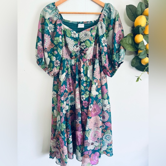 Roolee Dresses & Skirts - Pink Desert • boho floral midi dress